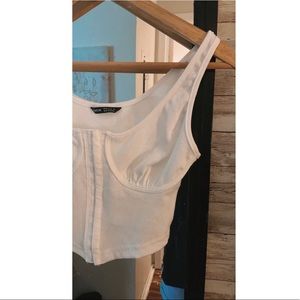 Cropped corset top 🤍